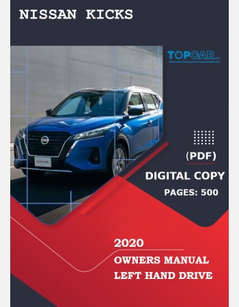 nissan kicks 2020 owners manual
